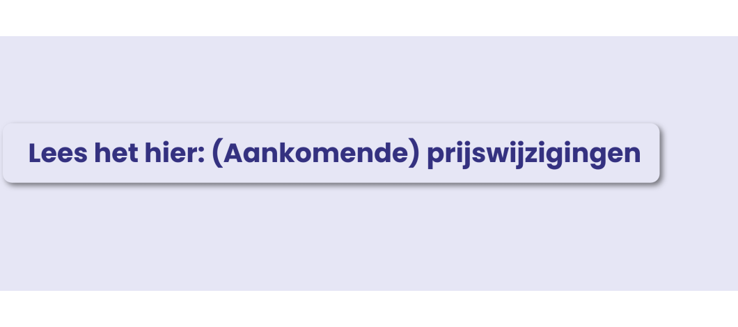 Aankomende prijswijzigingen