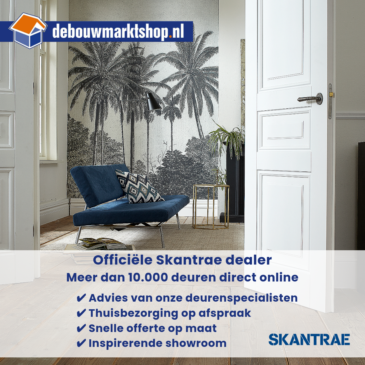 Binnendeur Skantrae Cove One SCO 15652 Wit