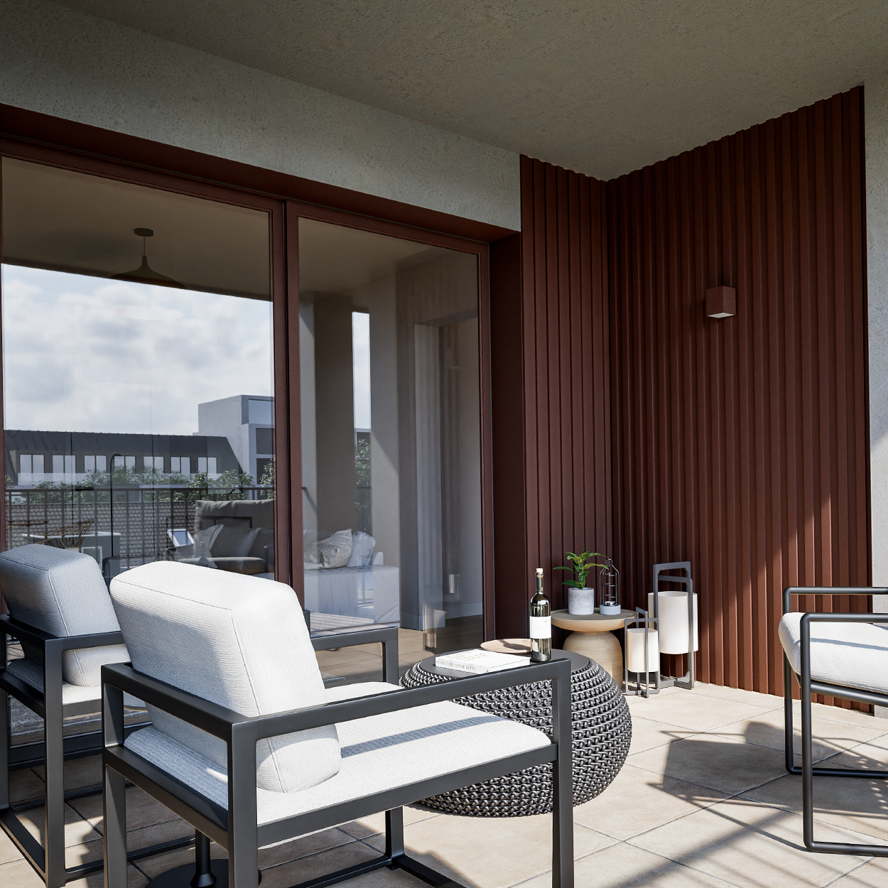 Cladix Aluminium Gevelbekleding Walnootbruin – L-Profiel