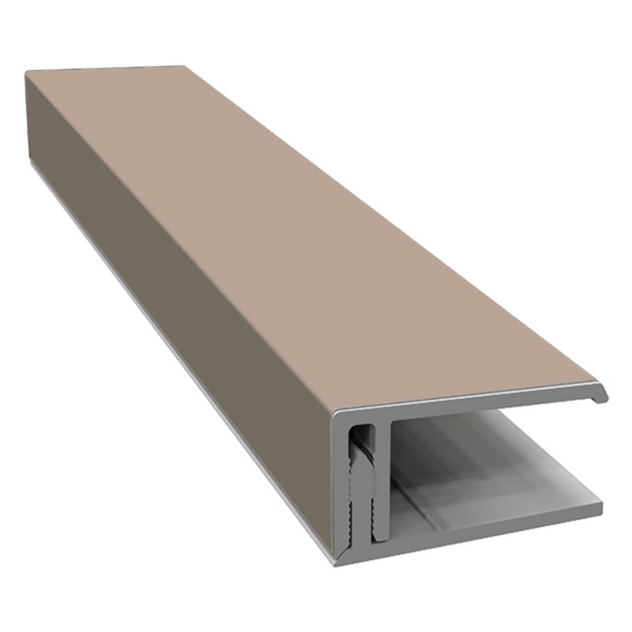 Escade 2-Delig Eindprofiel Cappuccino RAL1019 300cm