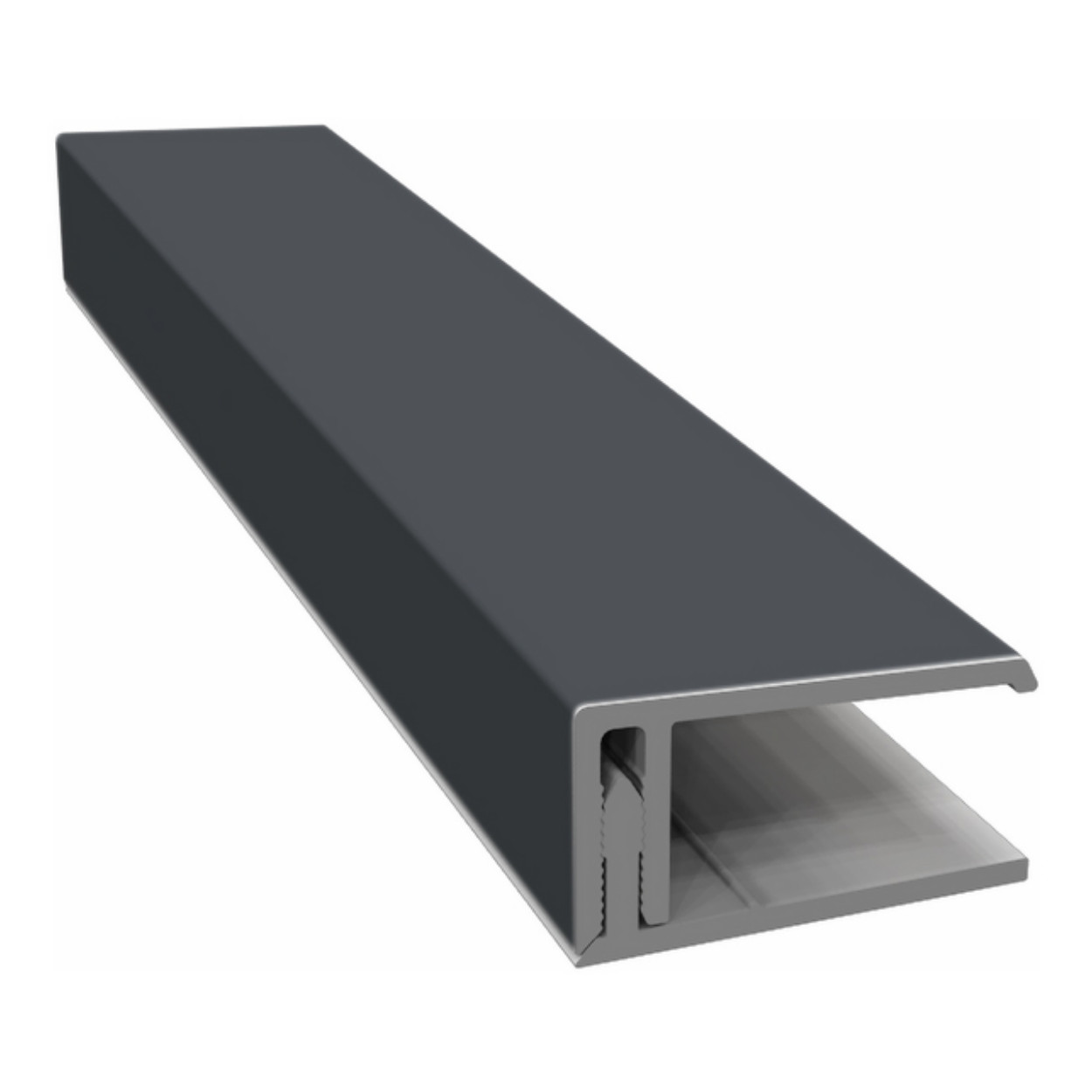 Escade 2-Delig Eindprofiel Leigrijs RAL7015 300cm