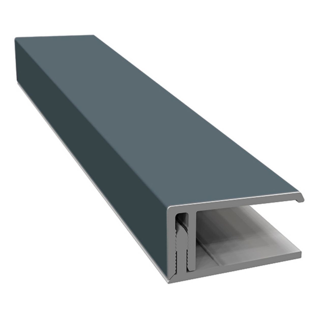 Escade 2-Delig Eindprofiel Pelsgrijs RAL7000 300cm