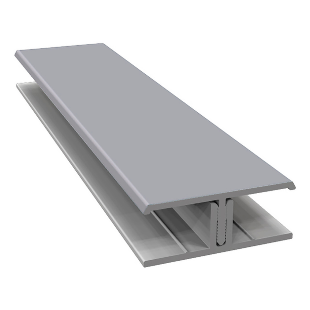 Escade 2-Delig Koppelprofiel Telegrijs RAL7045 300cm