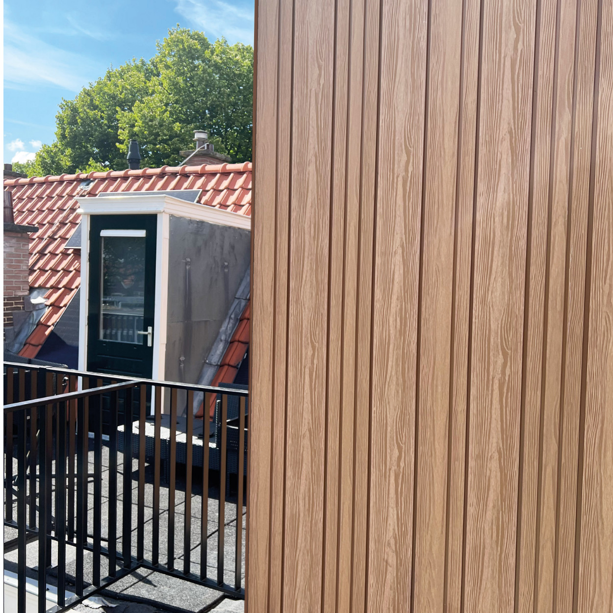 Eva-Last Composiet Gevelbekleding Natural Cedar Stripes S/L