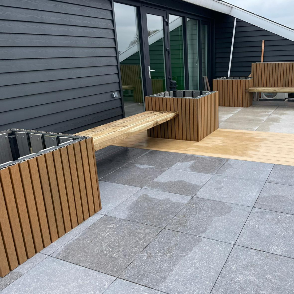 Fiberdeck WEO60 Rhombus Gevelbekleding Teak