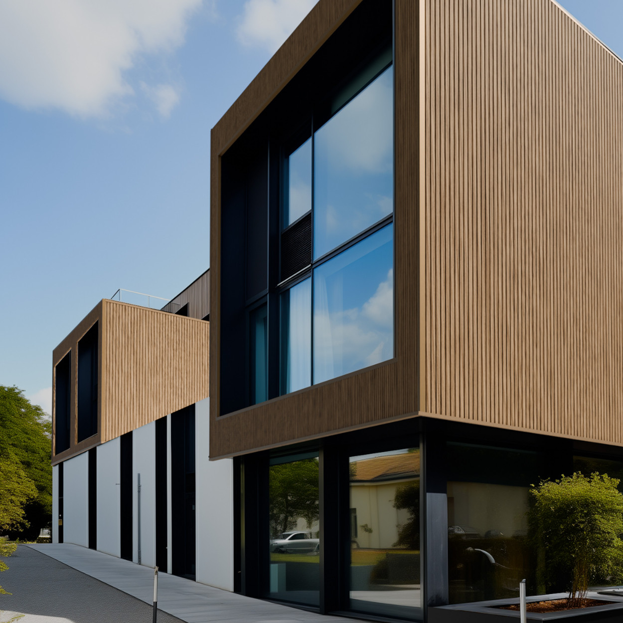 Fiberdeck WEO60 Rhombus Gevelbekleding Teak