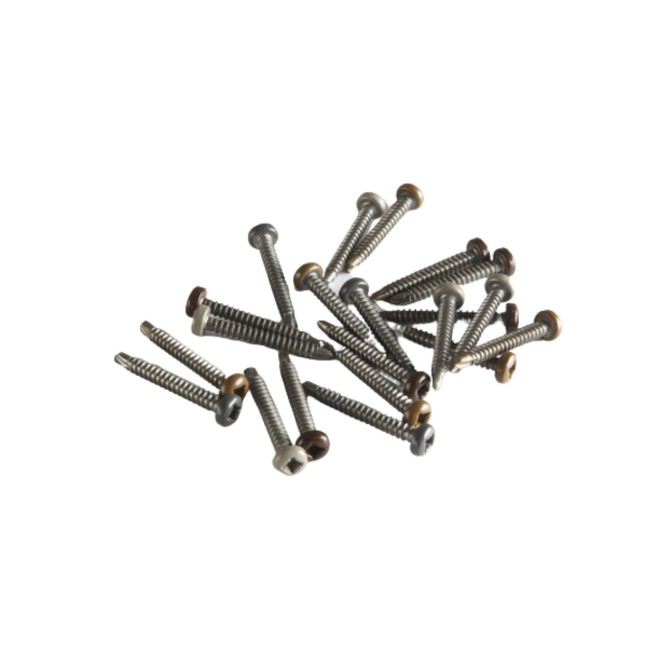 Fiberdeck WEO RVS Schroeven 4.2x38mm op Kleur 100st