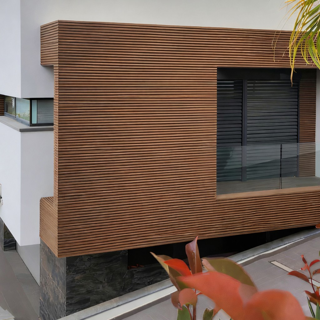 Fiberdeck WEO35 Rhombus Gevelbekleding Teak 290cm
