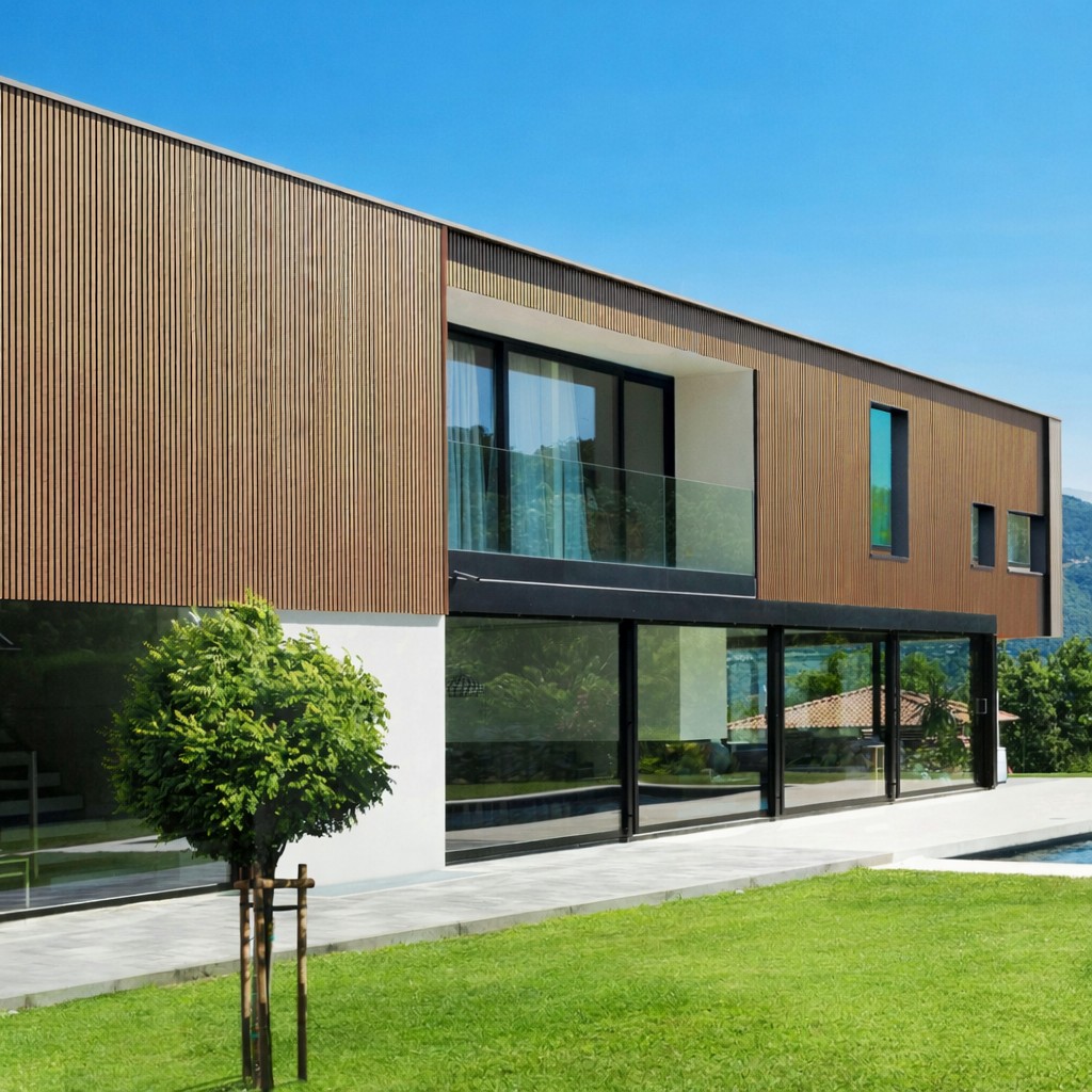 Fiberdeck WEO35 Rhombus Gevelbekleding Teak 290cm