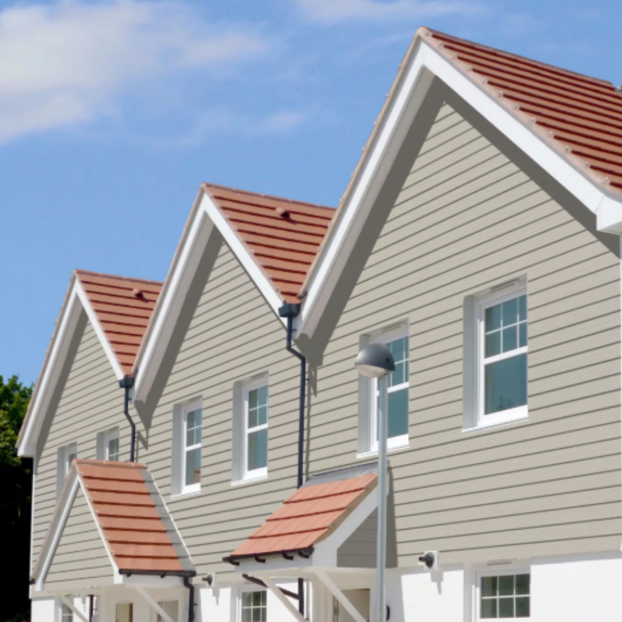 HardiePlank® Gevelbekleding Smooth Glad Cobble Stone