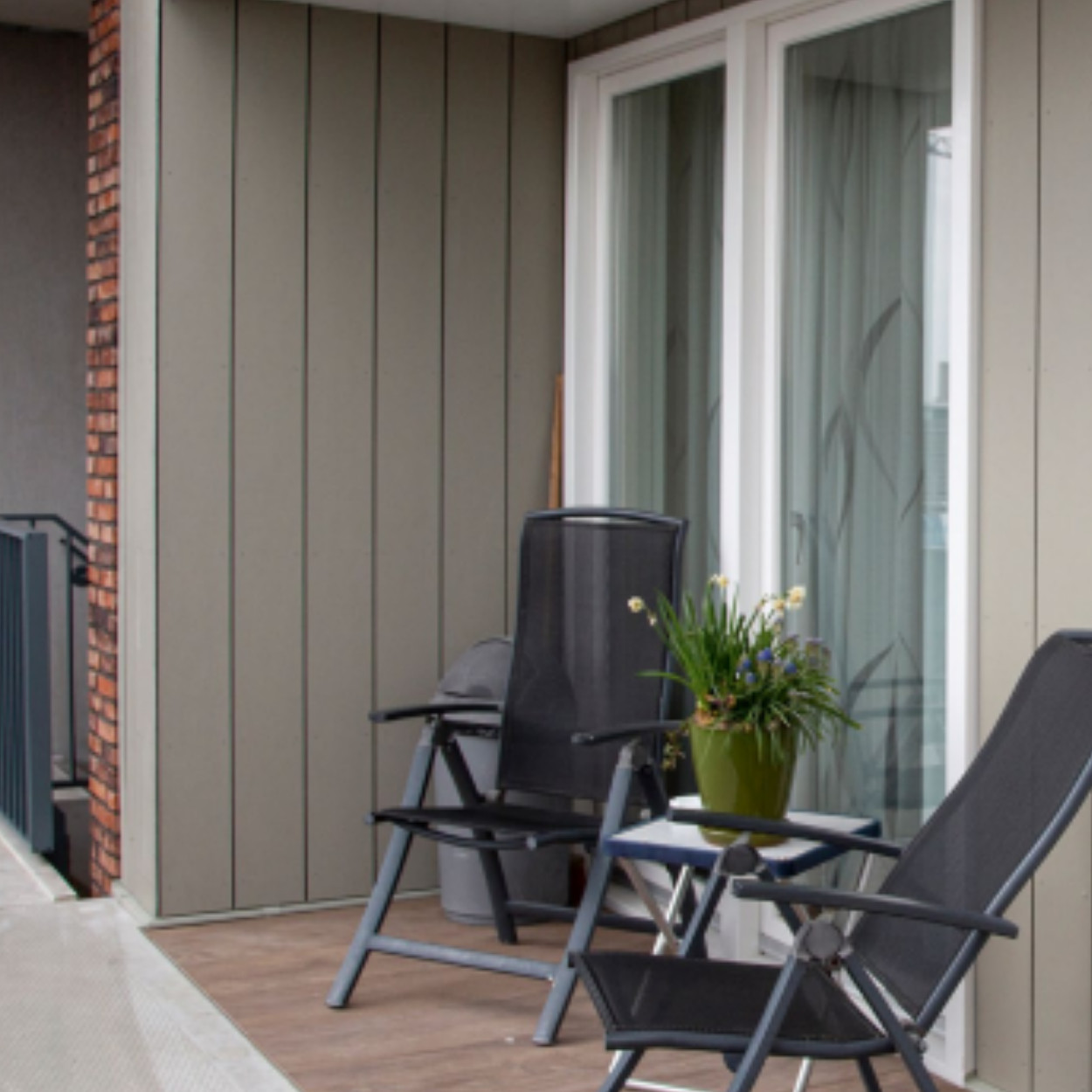 HardiePlank® Gevelbekleding Cedar Houtnerf Monterey Taupe