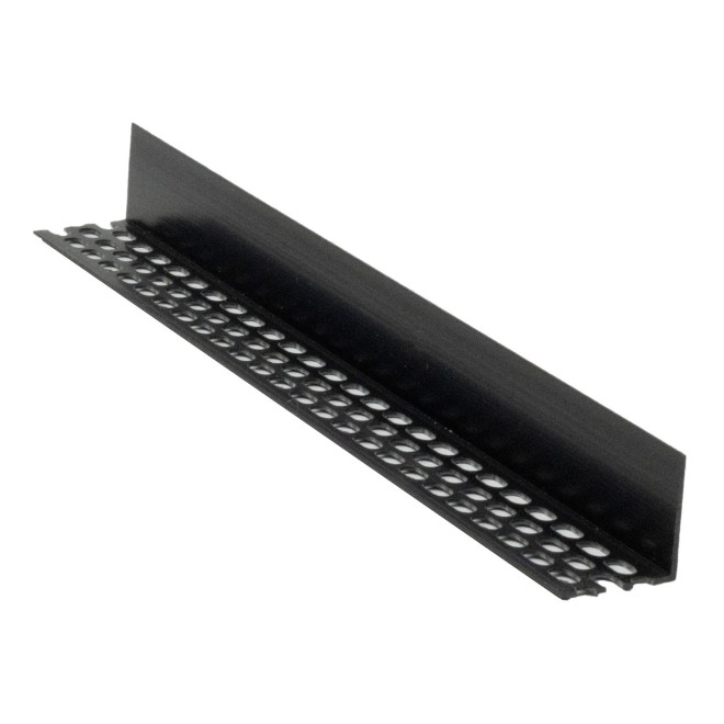 Novalit Ventilatieprofiel Aluminium Zwart 250cm