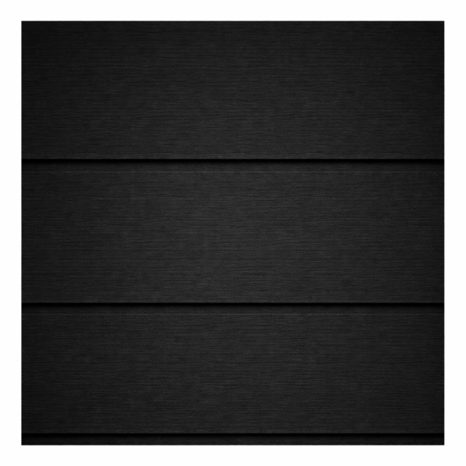Novalit Potdeksel 166mm Gevelbekleding Zwart RAL9005 600cm