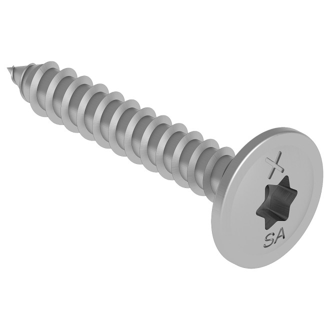 Swisspearl Houtschroeven voor Connect Clips RVS - 250st
