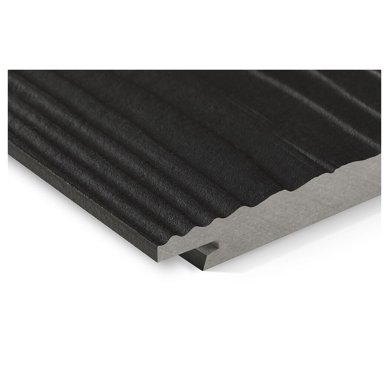 Swisspearl Plank Connect CP180 Diep Zwart 300cm - 4st - 2.40m2