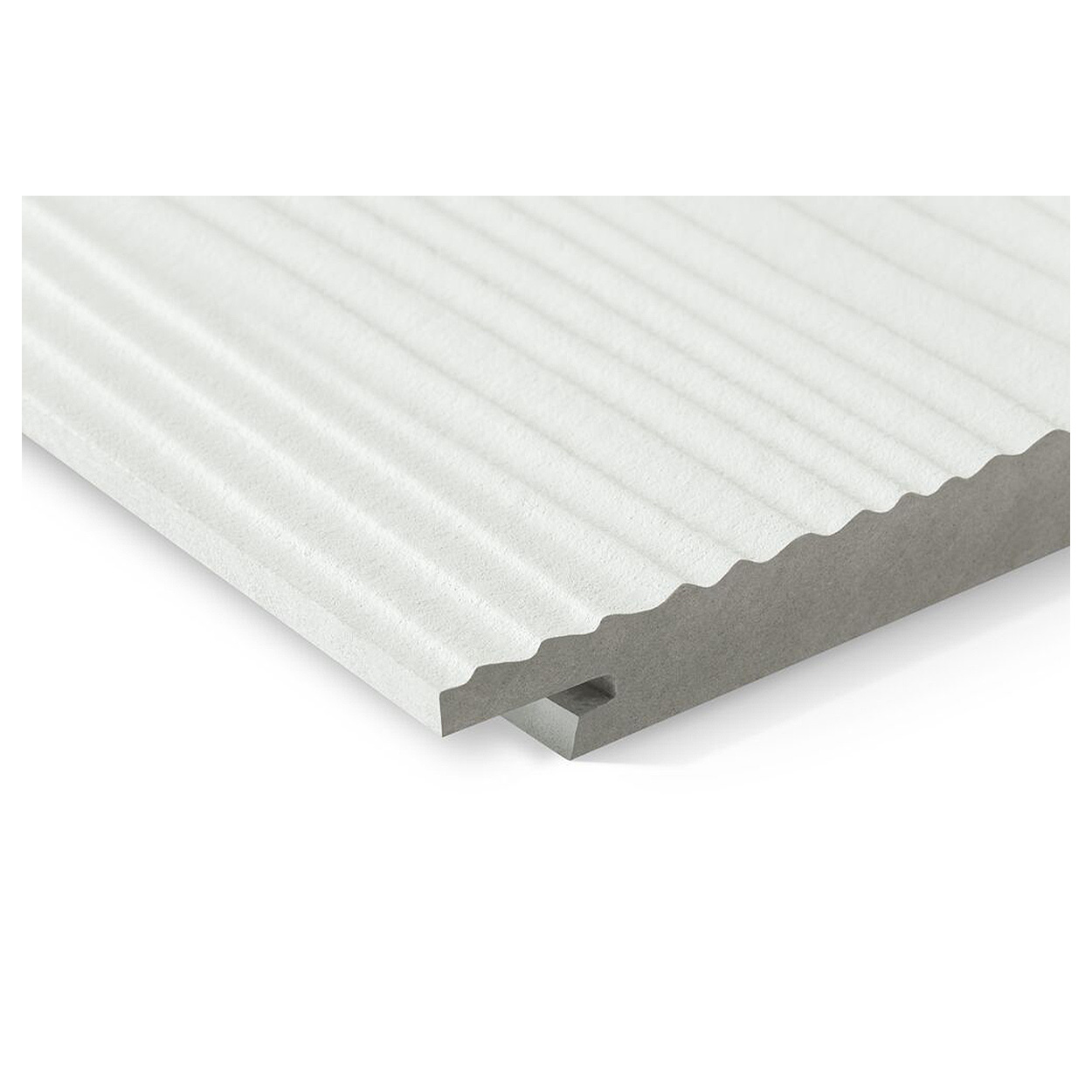 Swisspearl Plank Connect CP210 Sneeuw Wit 300cm - 4st - 2.40m2