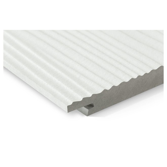 Swisspearl Plank Connect CP210 Sneeuw Wit 300cm - 4st - 2.40m2