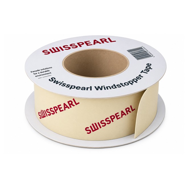 Swisspearl Windstopper Tape Transparant 50mm x 25m