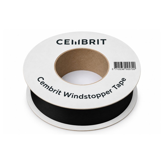 Swisspearl Windstopper Tape Zwart 60mm x 25m
