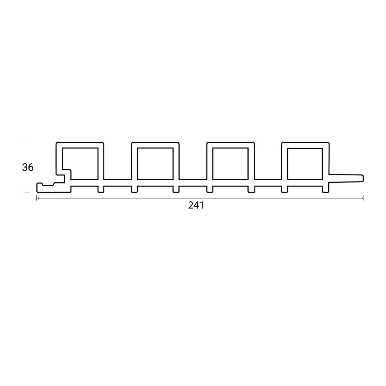 TwinDeck Gevelbekleding Rhombus A400 Grijs