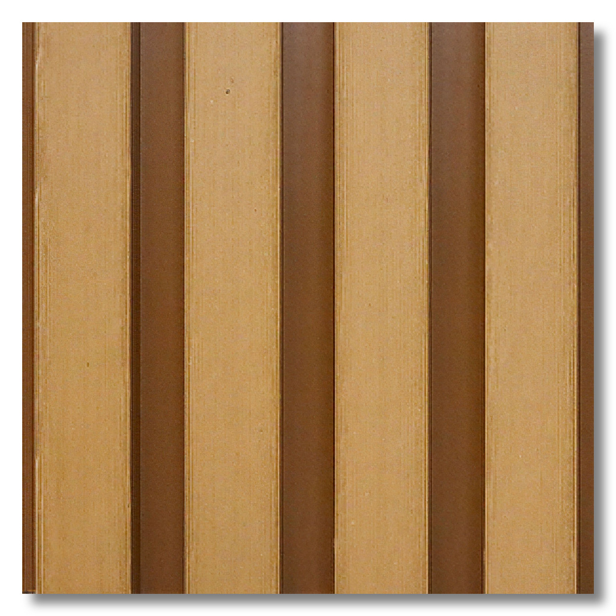 TwinDeck Gevelbekleding Rhombus A400 Teak