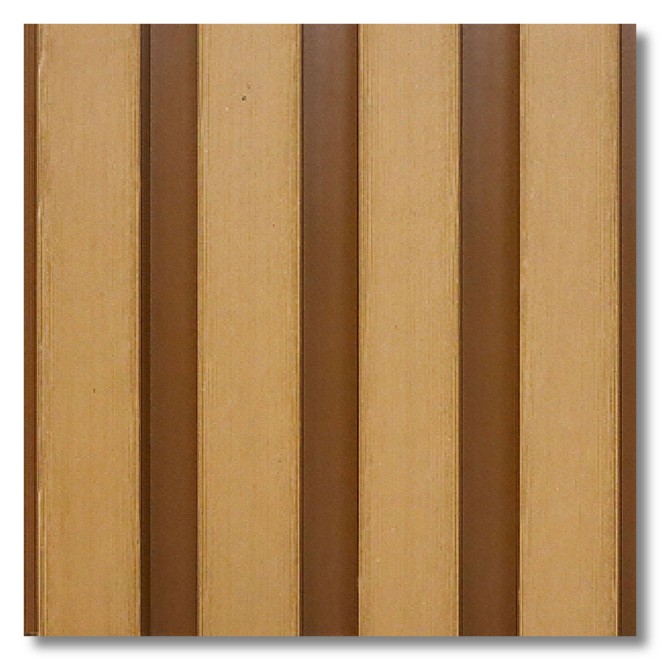 TwinDeck Gevelbekleding Rhombus A400 Teak