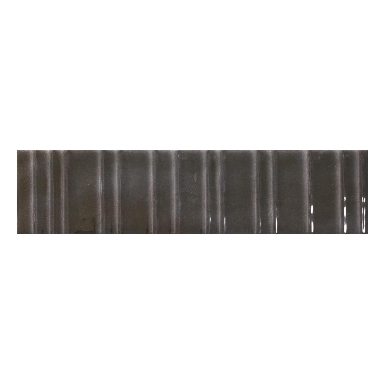 Durstone Concept Black Glossy Wandtegel 6x25cm