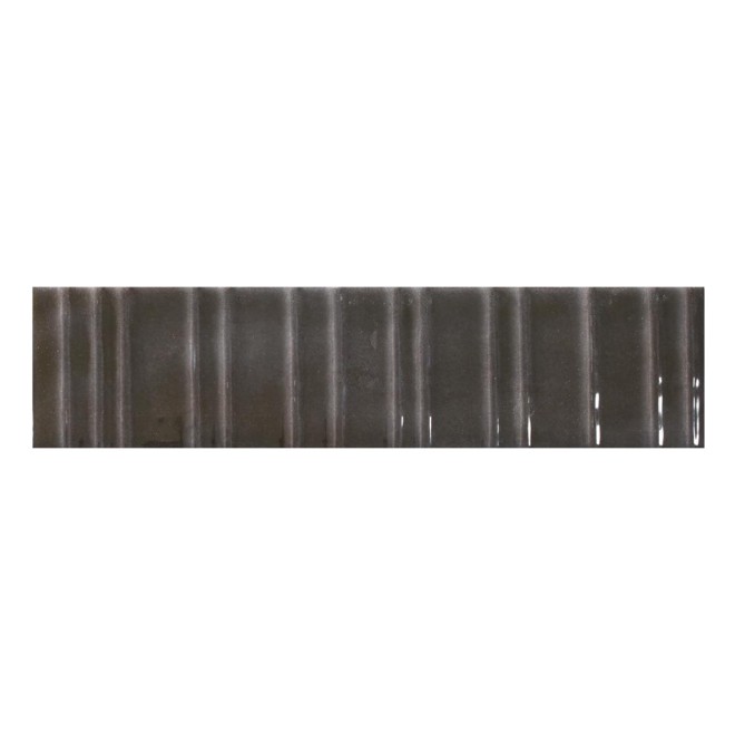 Durstone Concept Black Glossy Wandtegel 6x25cm