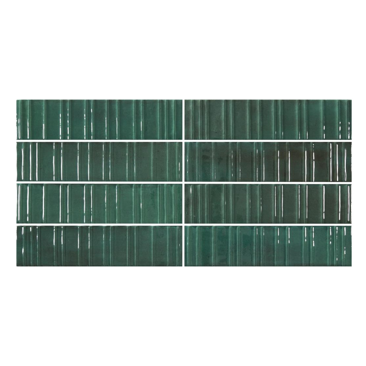 Durstone Concept Green Glossy Wandtegel 6x25cm