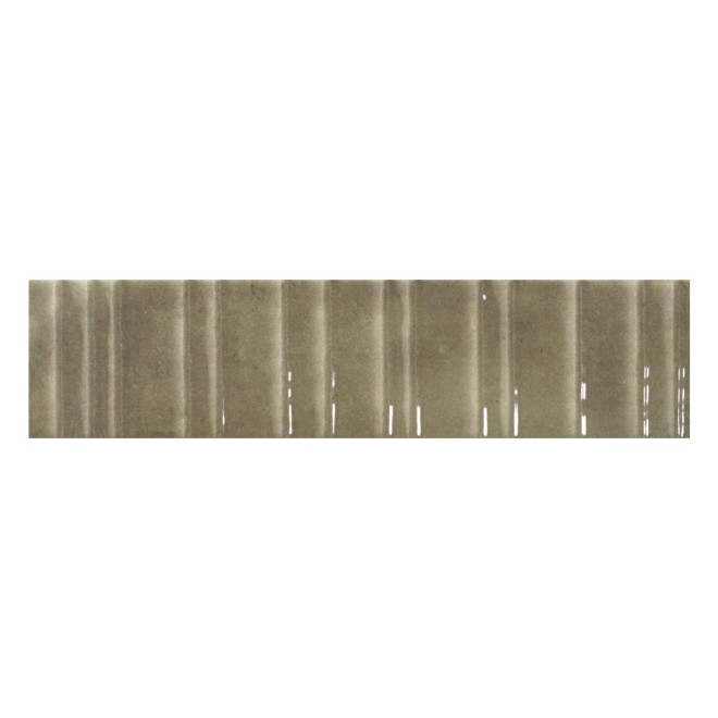 Durstone Concept Olive Glossy Wandtegel 6x25cm
