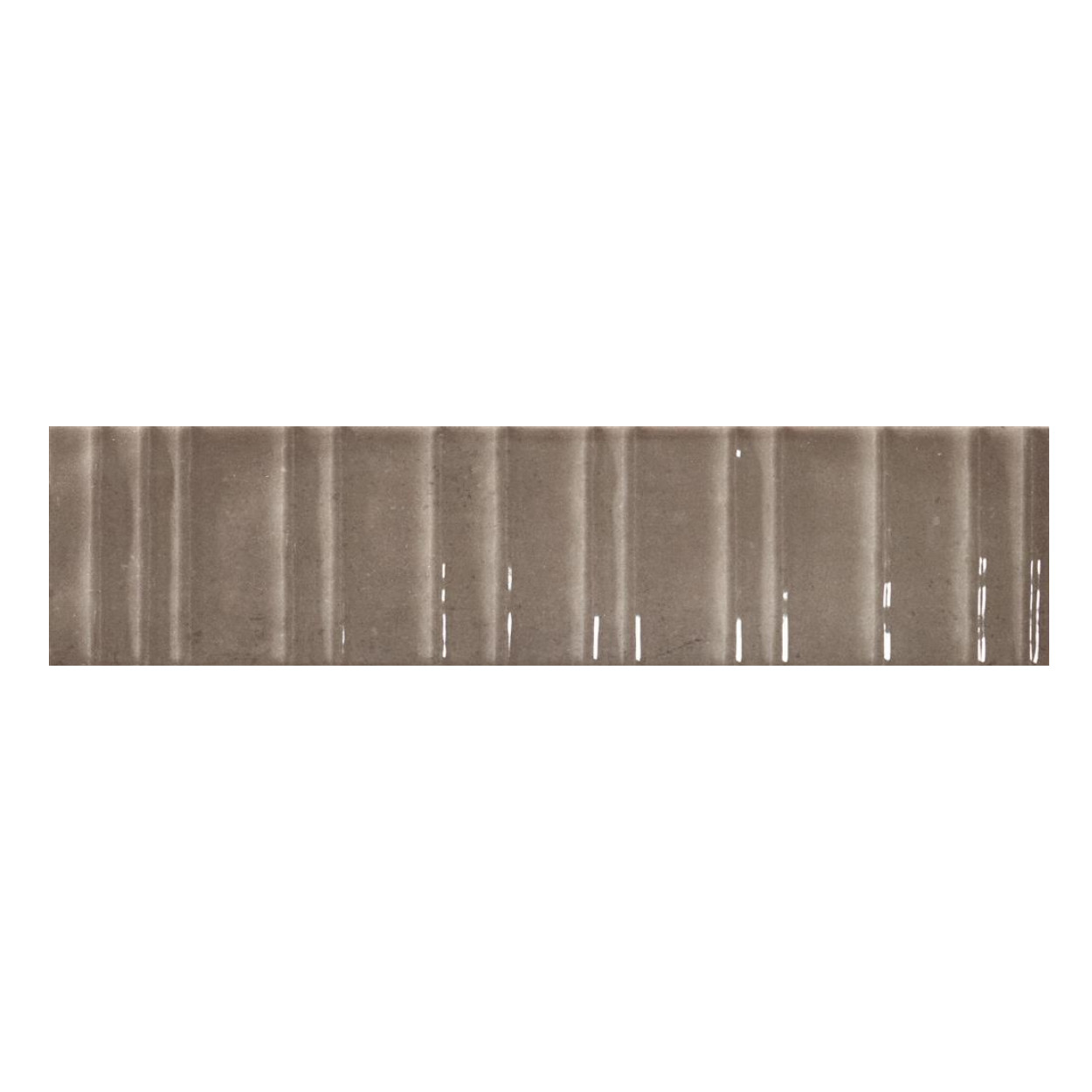 Durstone Concept Taupe Glossy Wandtegel 6x25cm