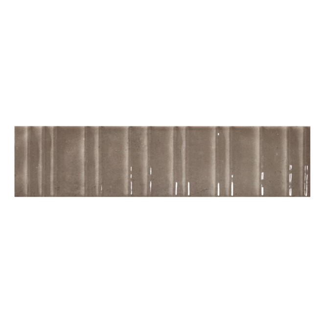 Durstone Concept Taupe Glossy Wandtegel 6x25cm