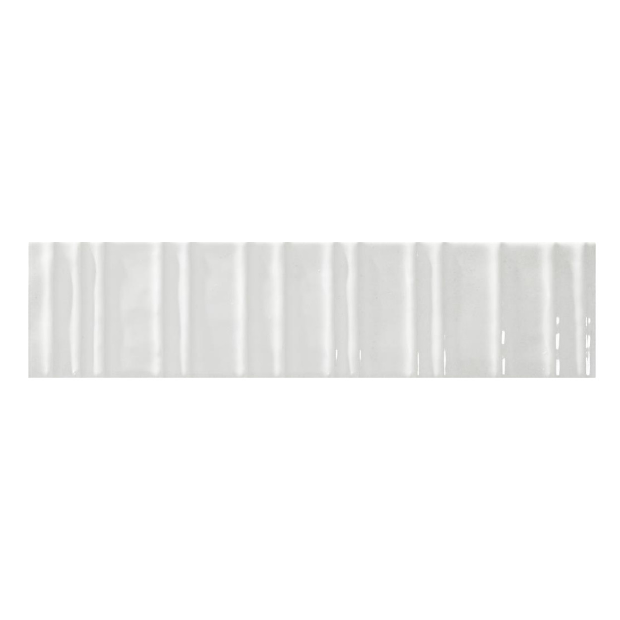 Durstone Concept White Glossy Wandtegel 6x25cm