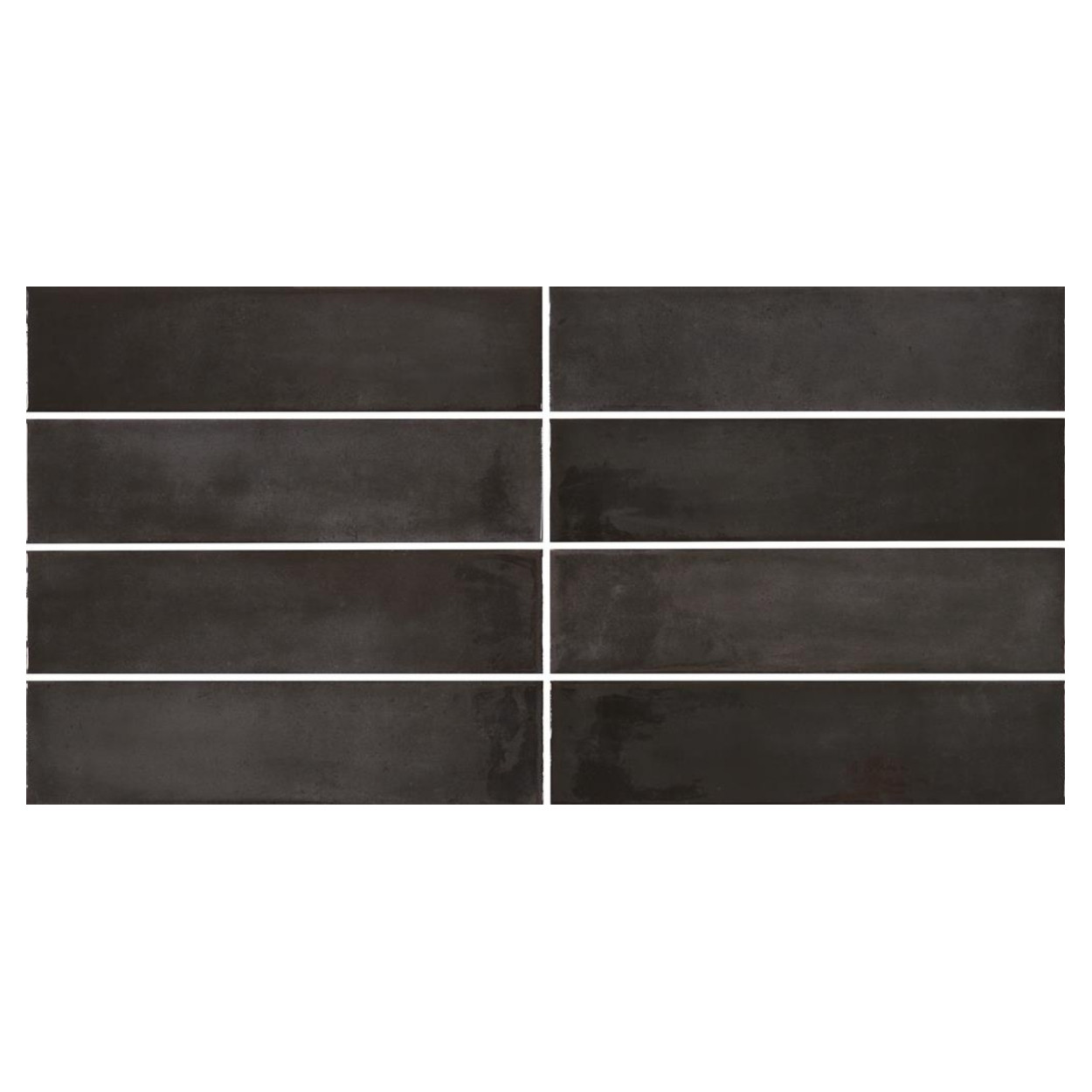 Durstone Imagine Black Glossy Wandtegel 6x25cm