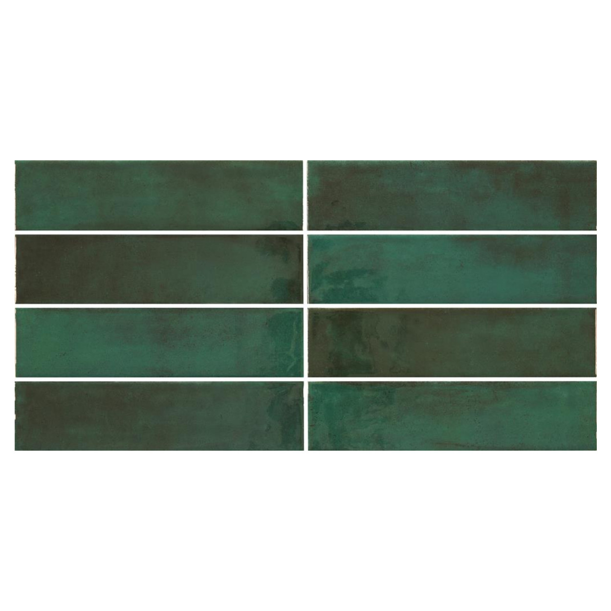 Durstone Imagine Green Glossy Wandtegel 6x25cm