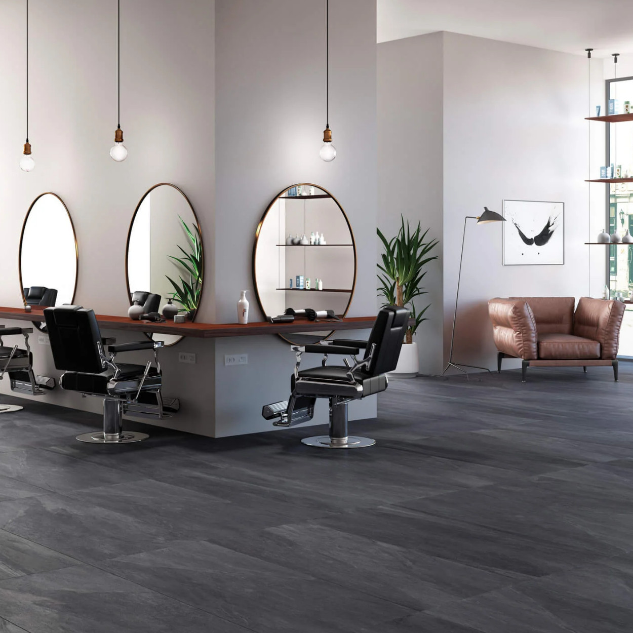 Durstone Mustang Black Vloertegel 60x60cm
