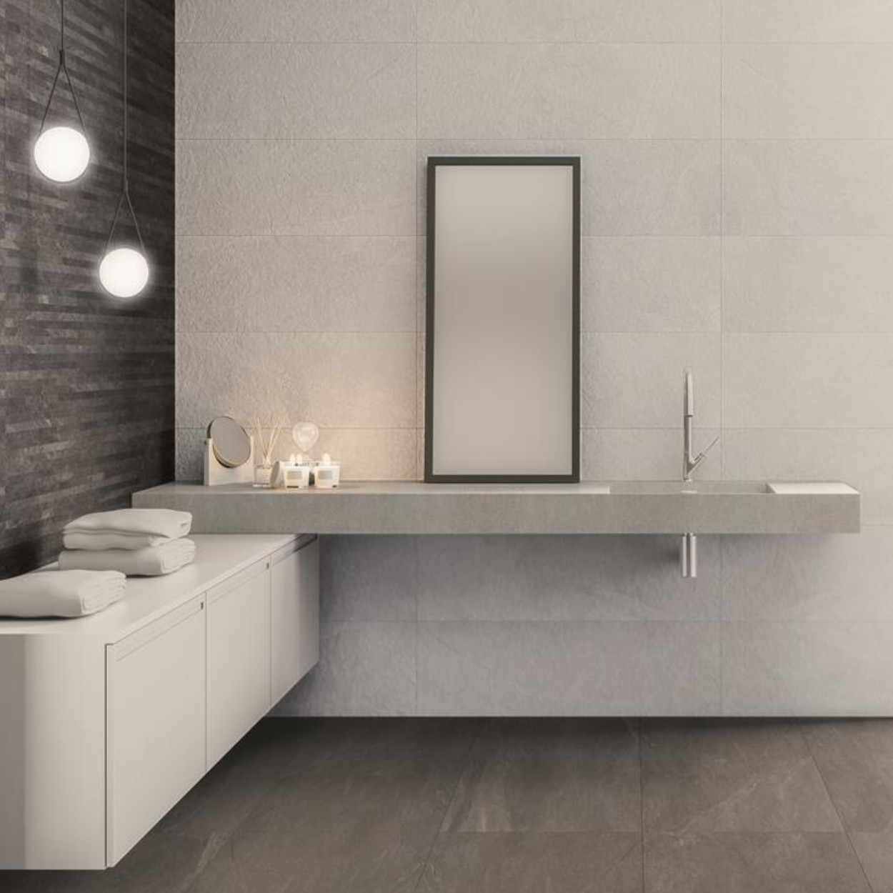 Durstone Mustang White Vloertegel 30x60cm