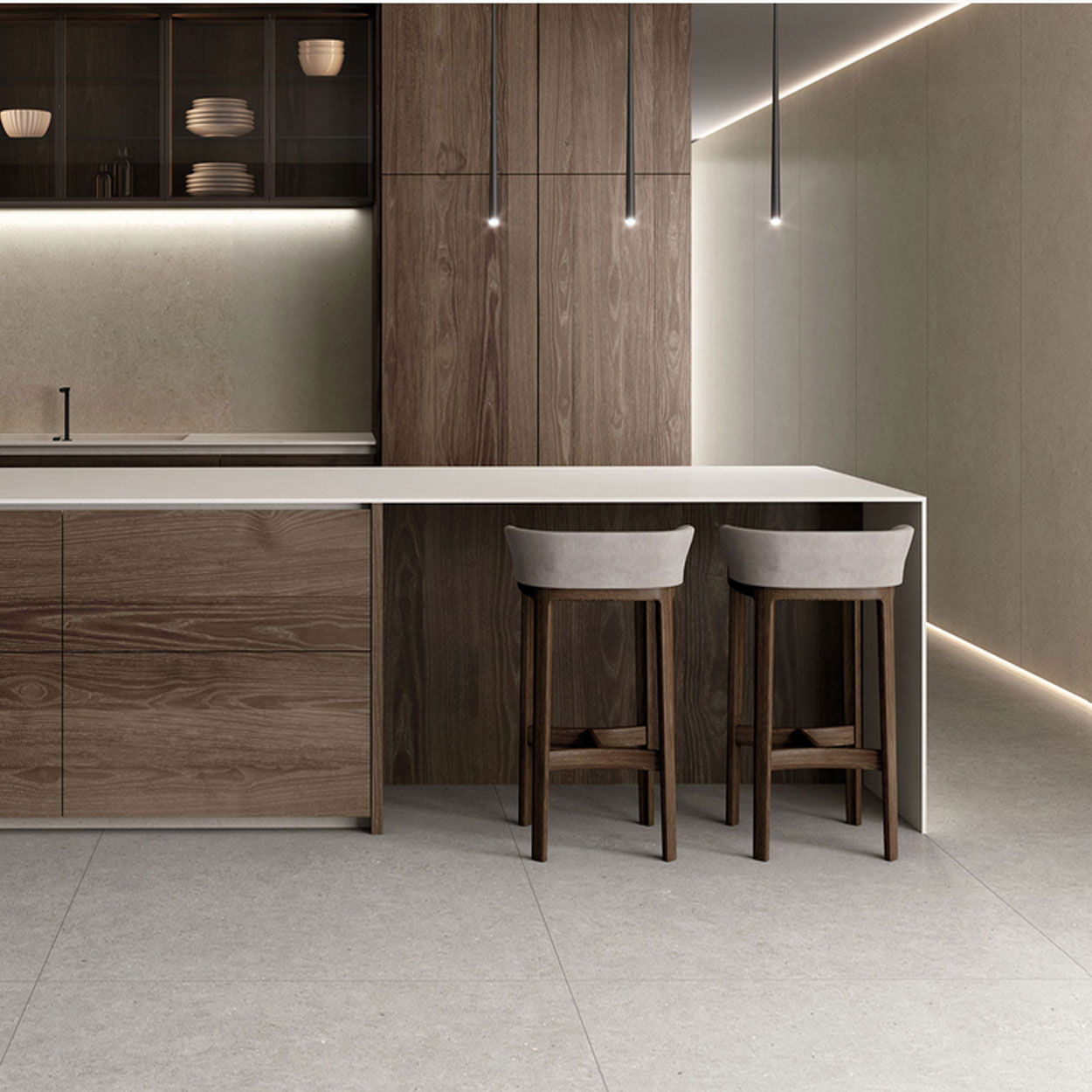Durstone Somport Light Vloertegel 120x120cm
