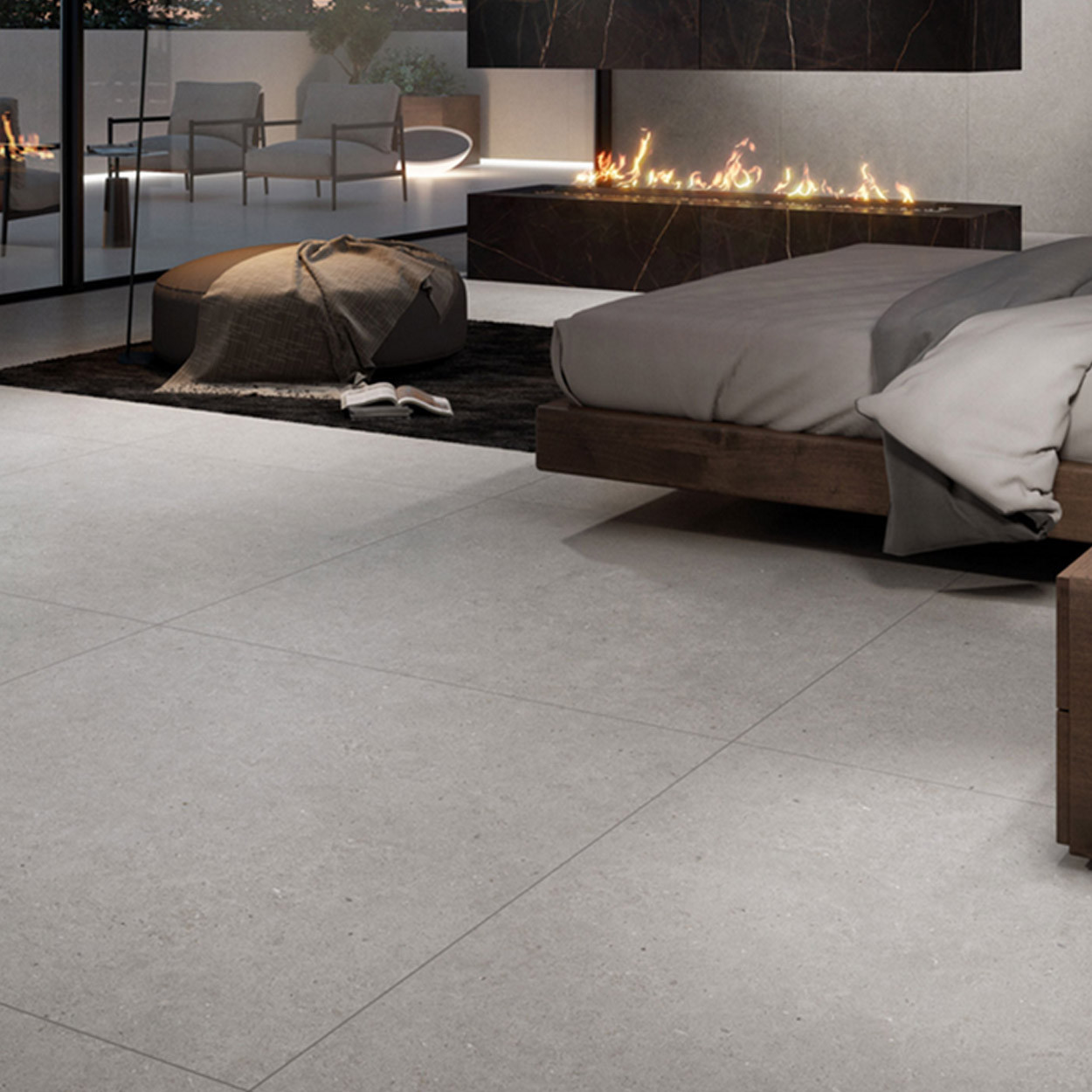 Durstone Somport Light Vloertegel 120x120cm