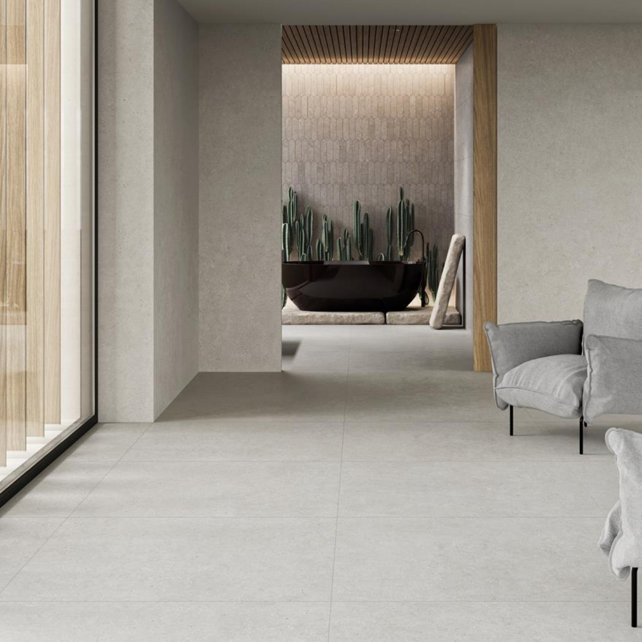 Durstone Somport Light Vloertegel 120x120cm
