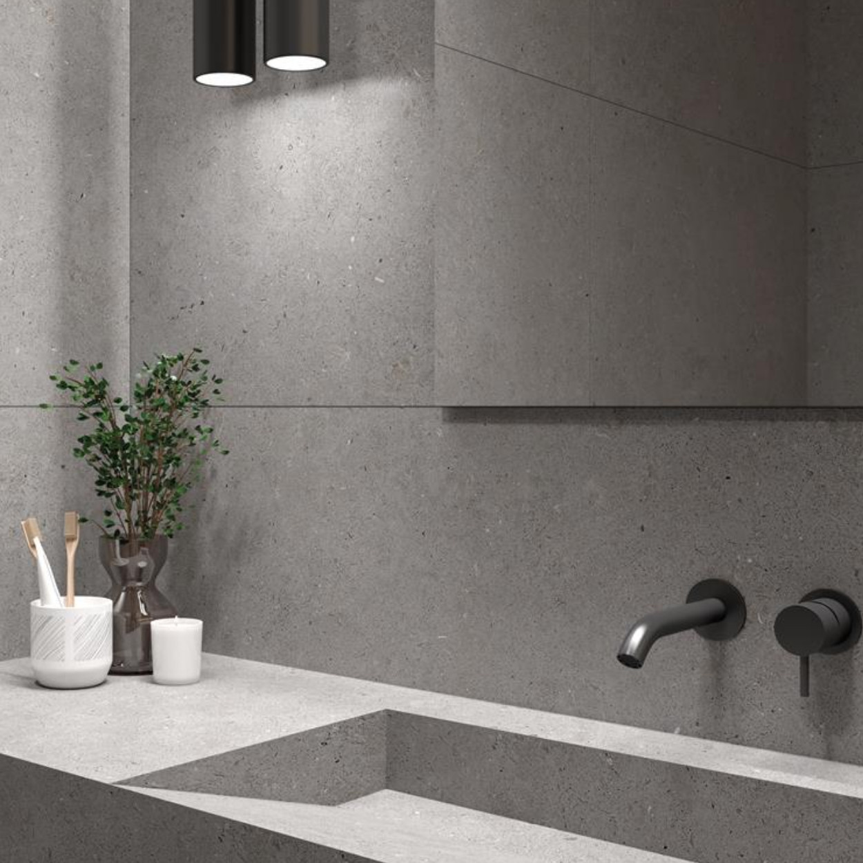 Durstone Somport Grey Vloertegel 120x120cm