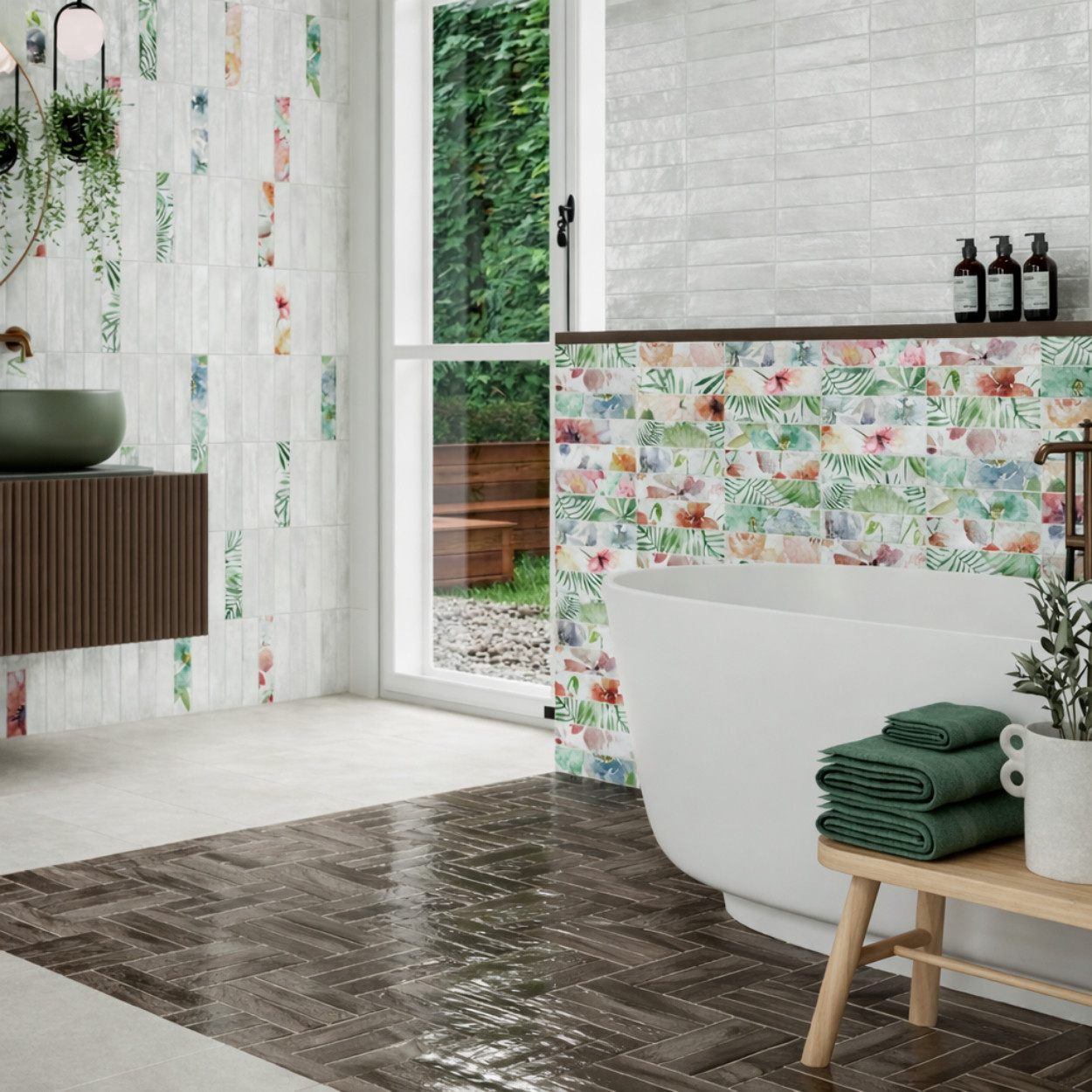 Durstone Tropic Glossy Wandtegel 6x25cm