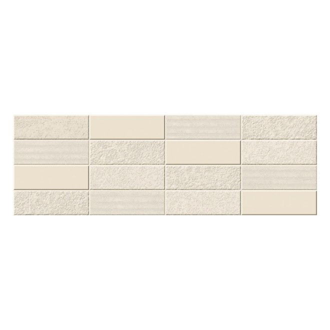 Mykonos Lille Blanco Mosaic Wandtegel 25x75cm