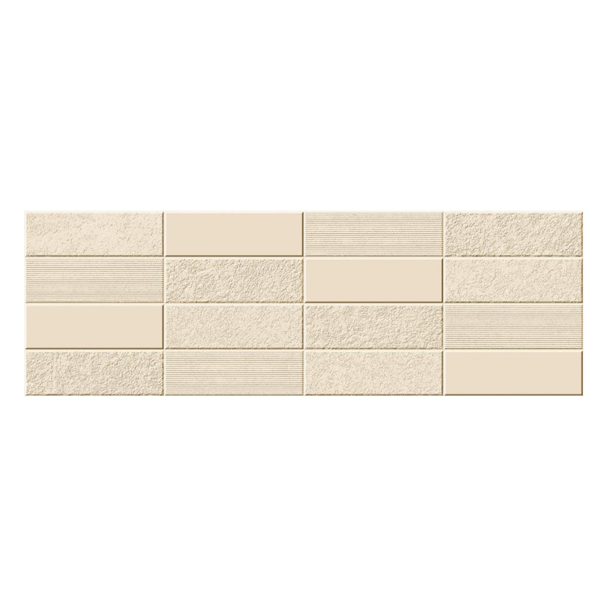 Mykonos Lille Crema Mosaic Wandtegel 25x75cm