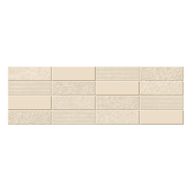 Mykonos Lille Crema Mosaic Wandtegel 25x75cm