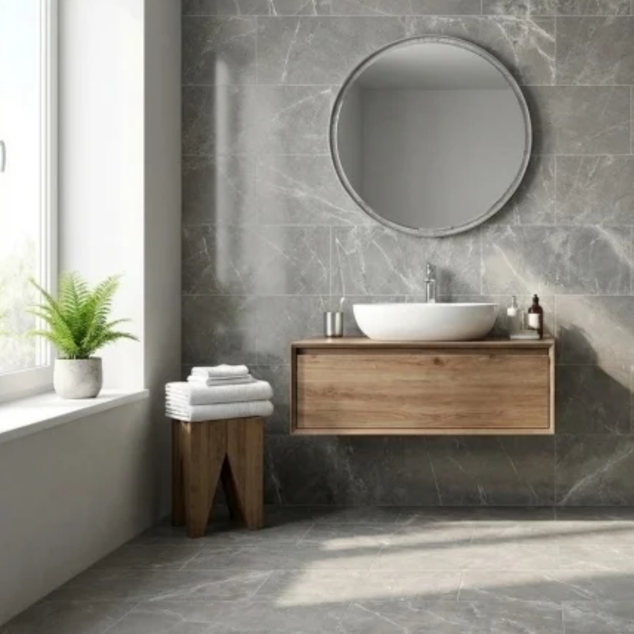 Fior di Bosco Marengo 30x60 – Mat grijze natuursteenlook