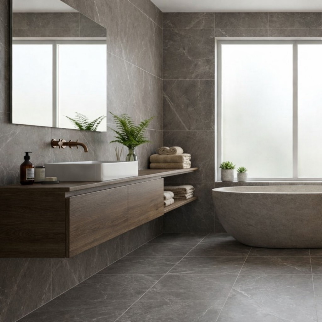 Fior di Bosco Noce 60x60 cm | Warme marmerlook vloertegel