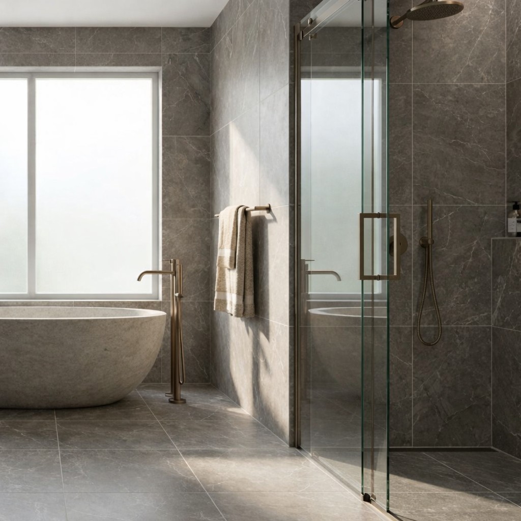 Fior di Bosco Noce 60x60 cm | Warme marmerlook vloertegel