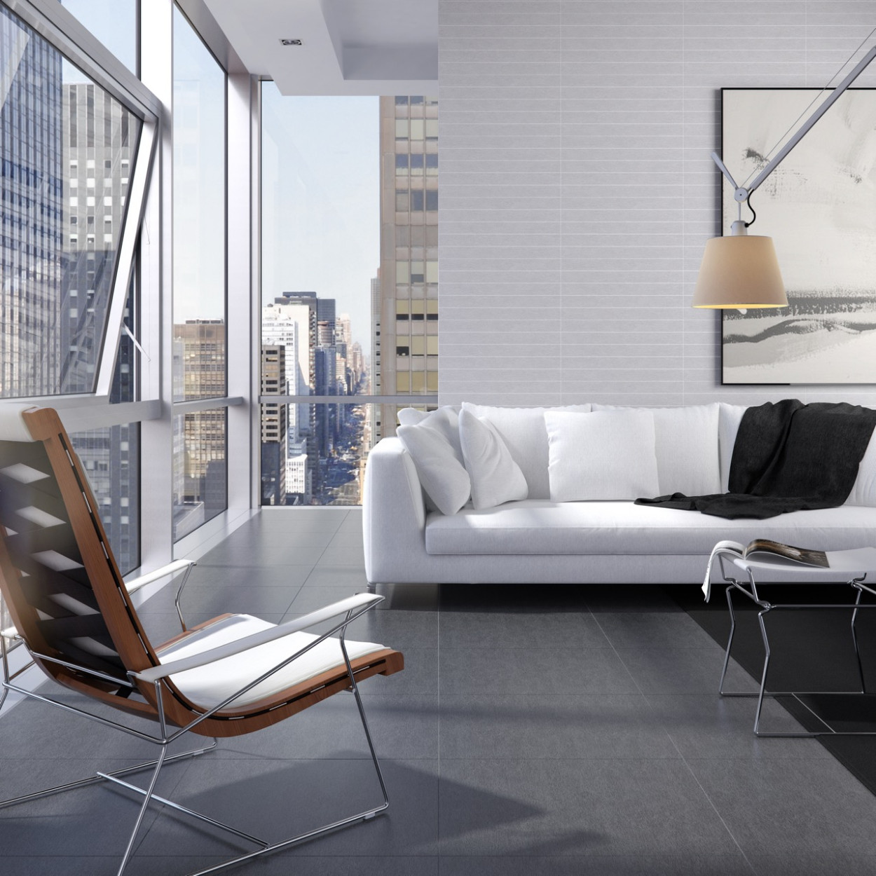 Recer Infinity Grafite Grey Vloertegel 33x33cm