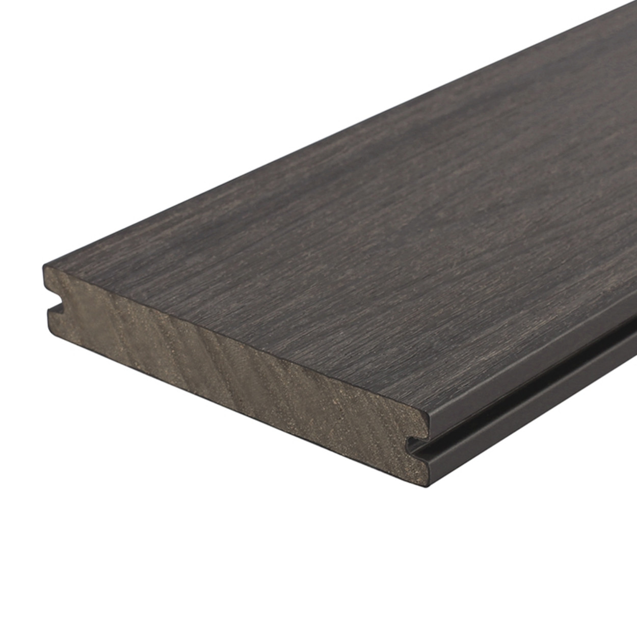Fiberdeck Premium Composiet Vlonderplank Massief Dark Grey